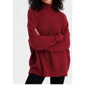 Oversized Mockneck Sweater (Size XS/S)